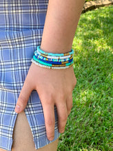 Load image into Gallery viewer, London Lane Seaside Heishi Bracelet Set
