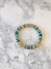 Load image into Gallery viewer, London Lane Evergreen  Camo Heishi Bracelet 8mm