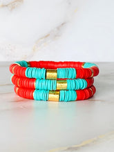 Load image into Gallery viewer, London Lane Istanbul Heishi Bead Bracelet