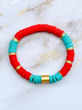 Load image into Gallery viewer, London Lane Istanbul Heishi Bead Bracelet