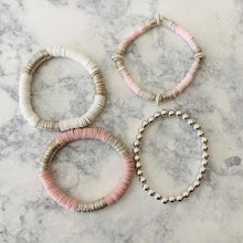 Load image into Gallery viewer, London Lane Cotton Candy Bracelet Stack Set