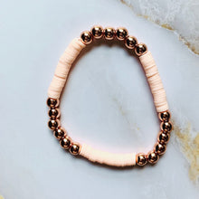Load image into Gallery viewer, London Lane Diana Heishi & Hematite Bracelet