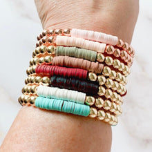 Load image into Gallery viewer, London Lane Diana Heishi & Hematite Bracelet