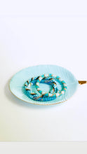 Load image into Gallery viewer, London Lane Hippie Blue Beaded Bracelet Set
