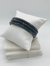 Load image into Gallery viewer, Gunmetal Sparkle Bangle Set