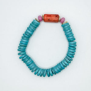 London Lane Turquoise Bracelet