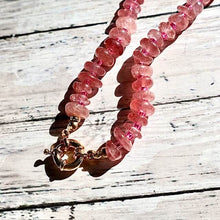 Load image into Gallery viewer, Halo Gems Raspberry Dreams Necklace