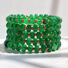 Load image into Gallery viewer, Aura Gems Emerald Green Stacker