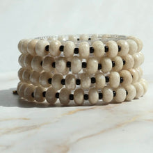 Load image into Gallery viewer, Aura Gems Cream Black Stacker