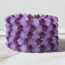 Load image into Gallery viewer, Aura Gems Double Purple Stacker