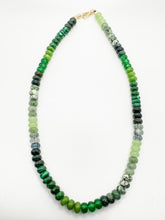 Load image into Gallery viewer, London Lane Green Goddess Gemstone Necklace