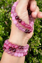 Load image into Gallery viewer, London Lane Wineberry  Gemstone Bracelet