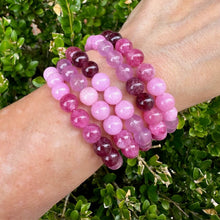 Load image into Gallery viewer, London Lane Wineberry  Gemstone Bracelet