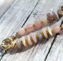 Load image into Gallery viewer, Halo Gems Champagne Neutrals Necklace