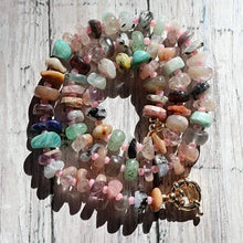 Load image into Gallery viewer, Halo Gems Gemstone Fantasy Necklace