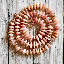 Load image into Gallery viewer, Halo Gems Perfect Pink Opal Necklace