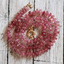 Load image into Gallery viewer, Halo Gems Raspberry Dreams Necklace