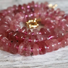 Load image into Gallery viewer, Halo Gems Raspberry Dreams Necklace