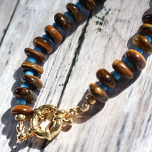 Load image into Gallery viewer, Halo Gems Sierra Tiger's Eye Necklace
