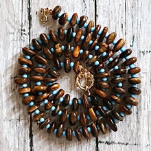 Load image into Gallery viewer, Halo Gems Sierra Tiger's Eye Necklace