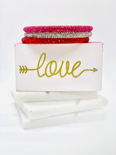 Load image into Gallery viewer, Valentine&#39;s Love Sparkle Bracelet Set