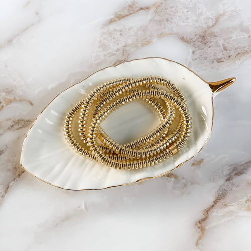 London Lane Juliet Gold Hematite Bracelet 6mm