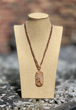 Load image into Gallery viewer, Large Stone Pendant Necklace