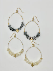 Natural Stone Hoops