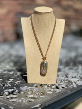 Load image into Gallery viewer, Large Stone Pendant Necklace