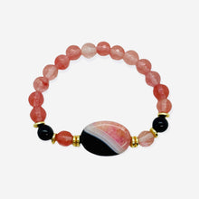 Load image into Gallery viewer, London Lane Banded Agate Bracelet