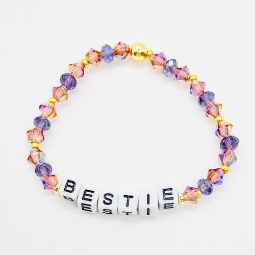 London Lane Bestie Word Bracelet