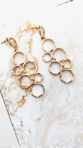 Golden Bubble Earrings