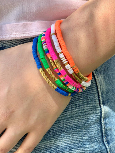 London Lane Cabo Wabo Heishi Bracelet Set