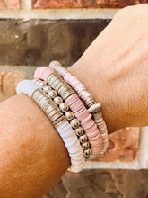 Load image into Gallery viewer, London Lane Cotton Candy Bracelet Stack Set