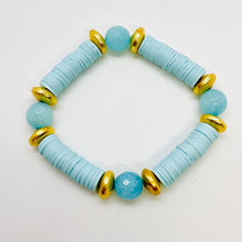 Load image into Gallery viewer, London Lane Cozy Jades Heishi Bracelet