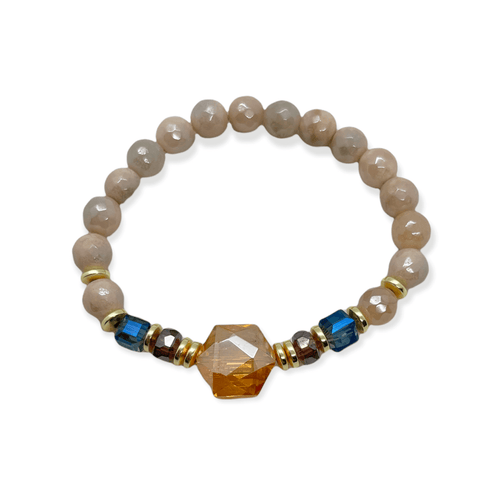 London Lane Crystal Dreams Peach Aventurine