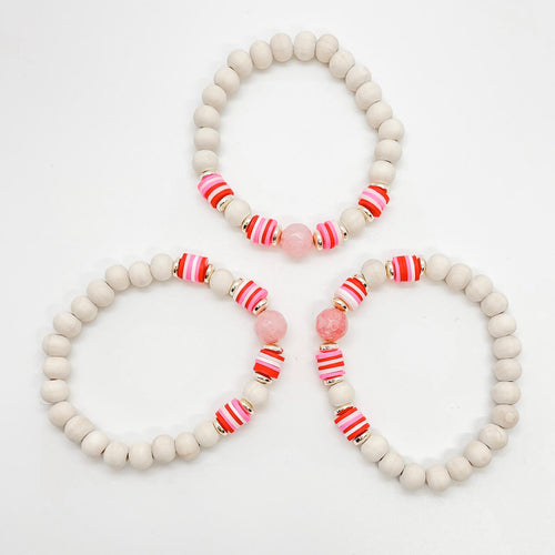 London Lane Cupid's Love Bracelet Set