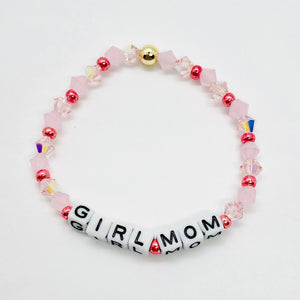 London Lane Girl Mom Word Bracelet