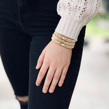 Load image into Gallery viewer, London Lane Fall Harvest Latte Heishi Bracelet