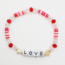Load image into Gallery viewer, London Lane Love Word Bracelet