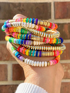London Lane Mini Rainbow Bracelet
