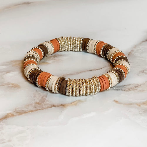 London Lane Trio Heishi Bracelet