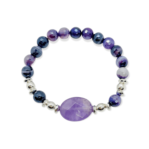 London Lane Purple Crush Bracelet