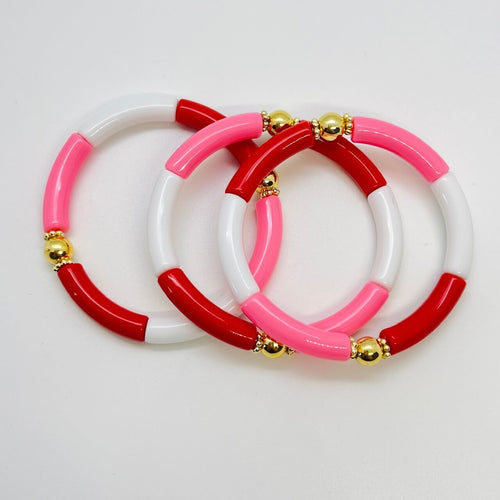 London Lane Love Bangles Set